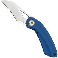 Afbeelding voor Bestech Bihai Stonewashed Satin, Blue G10 BG53D-1 zakmes, Ostap Hel design