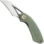 Imagen para Bestech Bihai Gris DLC Stonewashed Satin, Jade G10 BG53F, navaja diseño Ostap Hel