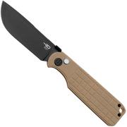 Bestech Glok BG55C Blackwashed Khaki G10, couteau de poche, Keanu Alfaro Design