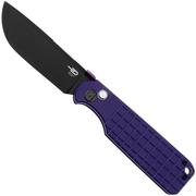 Bestech Glok BG55D Blackwashed Purple G10, pocket knife, Keanu Alfaro Design