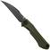 Afbeelding voor Bestech Ivy BG59C Blackwash 14C28N, OD Green G10, zakmes, Ostap Hel design
