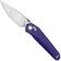 Afbeelding voor Bestech Mothus BG67C Satin 14C28N, Purple G10, zakmes, Kombou design