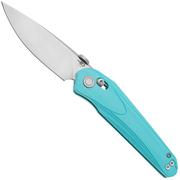 Afbeelding voor Bestech Mothus BG67D Bead Blasted 14C28N, Light Blue G10, zakmes, Kombou design