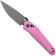 Afbeelding voor Bestech Mothus BG67E Gray PVD 14C28N, Pink G10, zakmes, Kombou design