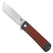 Bestech Titan BL04D Black/Red Carbon Fiber, couteau de poche