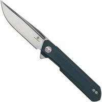 Image pour Bestechman Dundee BMK01C Grey G10, Satin D2, couteau de poche, Ostap Hel design