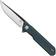 Image for Bestechman Dundee BMK01F Grey G10, Satin D2 And Dark Coating, pocket knife, Ostap Hel design