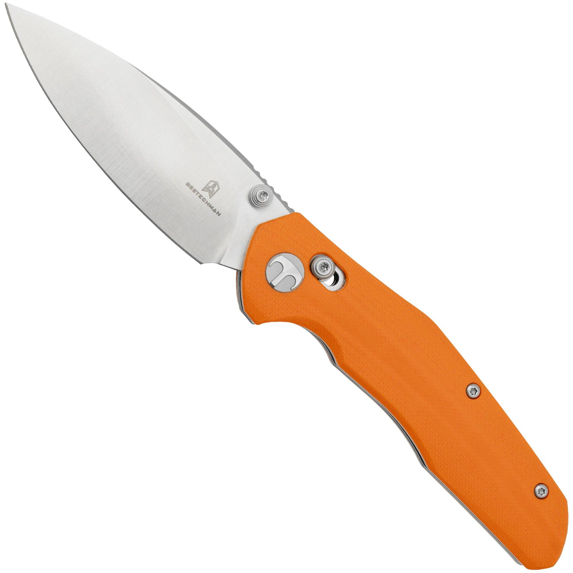 Bestechman Ronan BMK02C Orange G10, Satin, zakmes