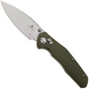 Afbeelding voor Bestechman Ronan BMK02E Stonewash 14C28N, OD Green G10, zakmes