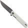 Image for Bestechman Mini Dundee BMK03H Grey PVD White G10, pocket knife, Ostap Hel Design