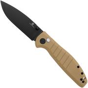 Bestechman Goodboy BMK04E Black PVD Khaki G10, coltello da tasca