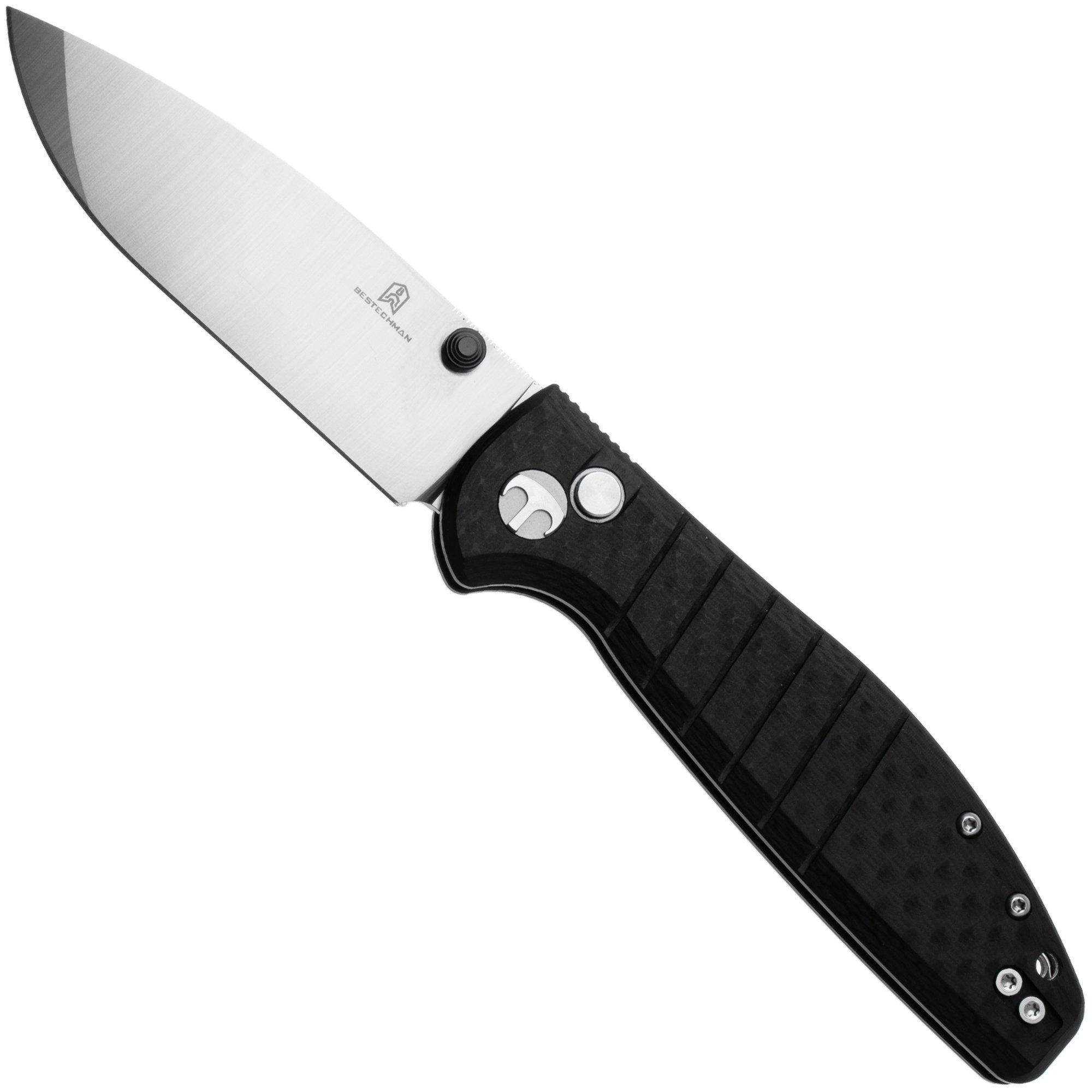 Bestechman Goodboy BMK04K Satin D2, Black G10, zakmes, Keanu Alfaro design