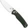 Afbeelding voor Bestechman Cicada's Wing BMK06-M-2 Satin 10Cr15MoV, OD Green Micarta, zakmes