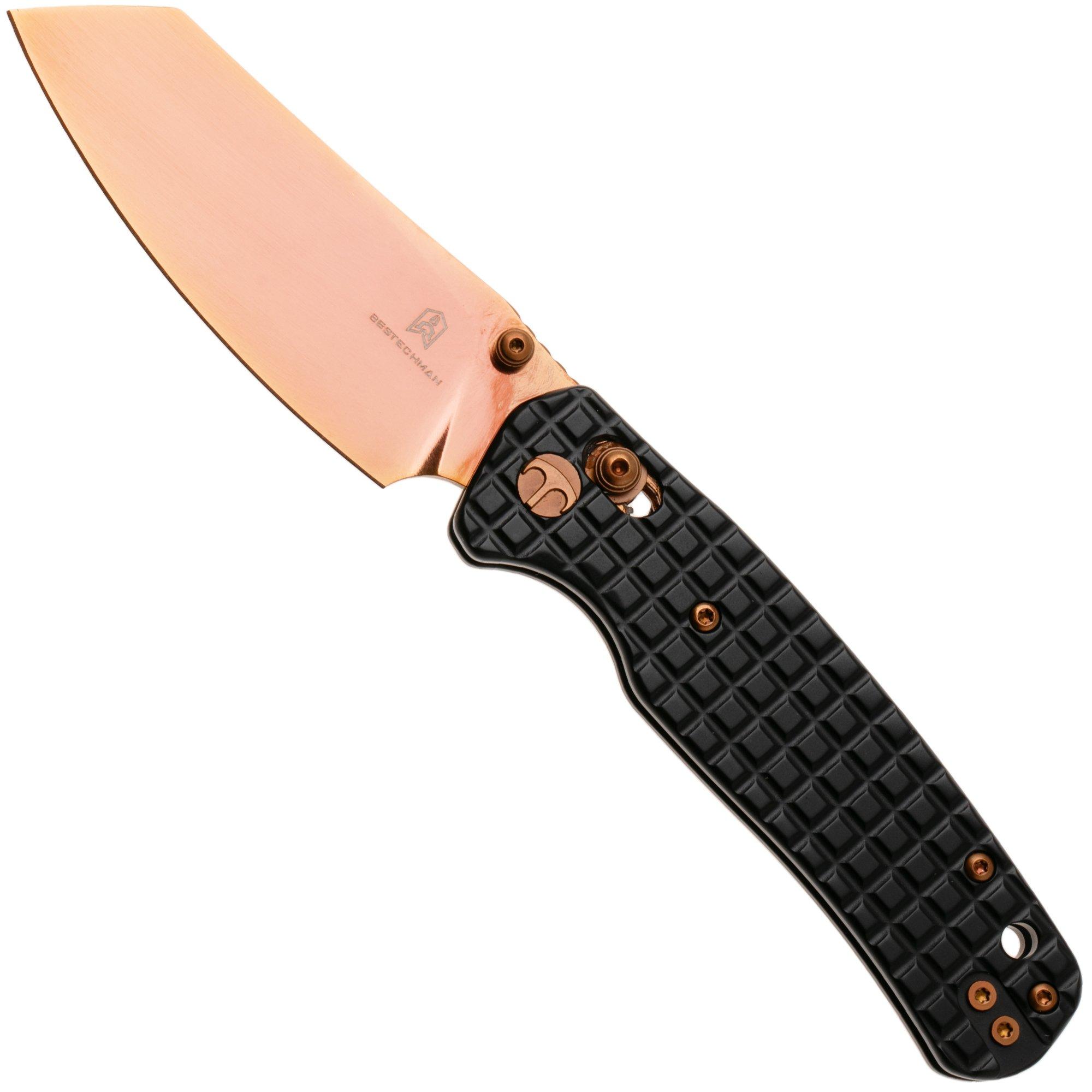 Nóż składany Bestechman Cicada's Wing BMK06-S-3 Bronze PVD 10Cr15MoV, Black PVD Stainless Steel