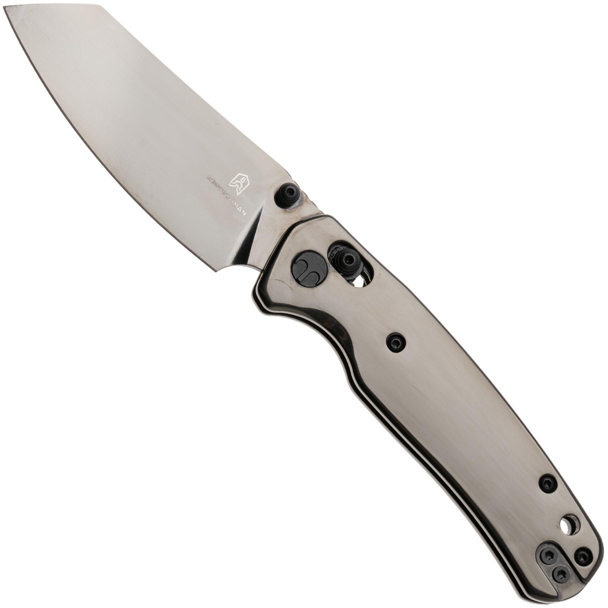 Bestechman Cicada's Wing BMK06-S-8 Polished DLC 10Cr15MoV, Mirrored DLC Stainless Steel, Taschenmesser