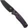 Afbeelding voor Bestechman Cicada's Wing BMK06-T-1 Black PVD 10Cr15MoV, Black Purple G10, zakmes