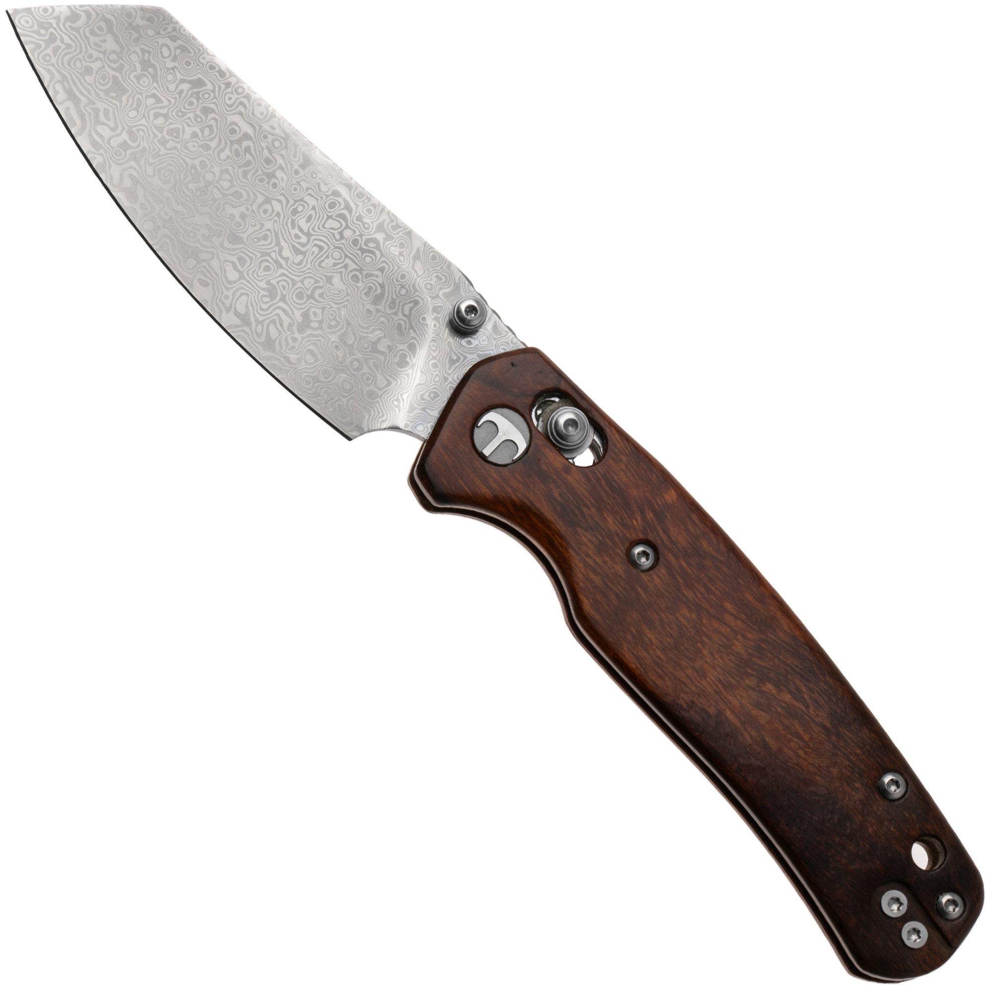Bestechman Cicada's Wing BMK06-W-4 Damascus, Desert Ironwood, zakmes