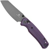 Immagine per Bestechman Cicada's Wing BMK06B Coated 10Cr15MoV, Purple G10, coltello da tasca