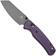 Image for Bestechman Cicada's Wing BMK06B Coated 10Cr15MoV, Purple G10, pocket knife