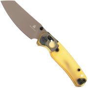 Bestechman Cicada's Wing BMK06D Brown Coated 10Cr15MoV, Ultem, zakmes