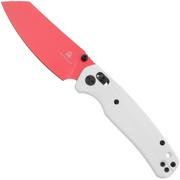 Bestechman Cicada's Wing BMK06G Red Coated 10Cr15MoV, White G10, Taschenmesser