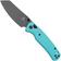 Image for Bestechman Cicada's Wing BMK06J Coated 10Cr15MoV, Blue G10, pocket knife