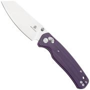 Bestechman Cicada's Wing BMK06M Satin 10Cr15MoV, Purple G10, zakmes