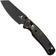 Afbeelding voor Bestechman Cicada's Wing BMK06S Black PVD 10Cr15MoV, Brown Resin, zakmes