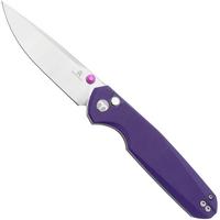 Image for Bestechman Velix BMK07C 14C28N, Purple G10 pocket knife, Ostap Hel design