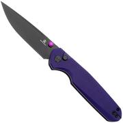 Afbeelding voor Bestechman Velix BMK07F PBD 14C28N, Purple G10, zakmes, Ostap Hel design