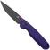 Afbeelding voor Bestechman Velix BMK07F PBD 14C28N, Purple G10, zakmes, Ostap Hel design