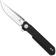 Afbeelding voor Bestechman Mini Dundee BMK08A Satin D2, Black G10, zakmes, Ostap Hel design