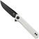 Afbeelding voor Bestechman Mini Dundee BMK08B Black PVD D2, White G10, zakmes, Ostap Hel design