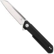 Bestechman Dundee Sheepsfoot BMK09A Satin D2, Black G10, Taschenmesser