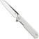 Image for Bestechman Dundee Sheepsfoot BMK09C Satin D2, White G10, pocket knife