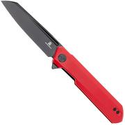 Bestechman Dundee Sheepsfoot BMK09F PVD D2, Red G10, zakmes