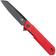 Image for Bestechman Dundee Sheepsfoot BMK09F PVD D2, Red G10, pocket knife