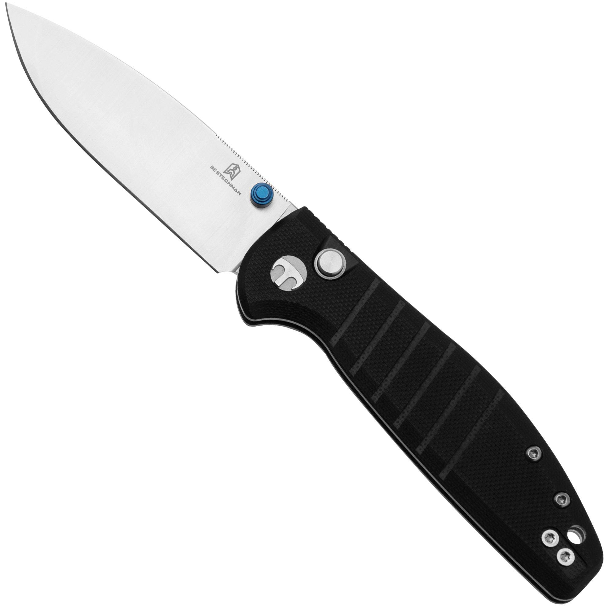 Bestechman Goodboy Jr BMK10A D2, Black G10 Taschenmesser, Keanu Design