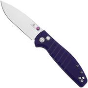 Bestechman Goodboy Jr BMK10C D2, Purple G10 navaja, Keanu design