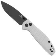 Bestechman Goodboy Jr BMK10I PVD D2, White G10 zakmes, Keanu design