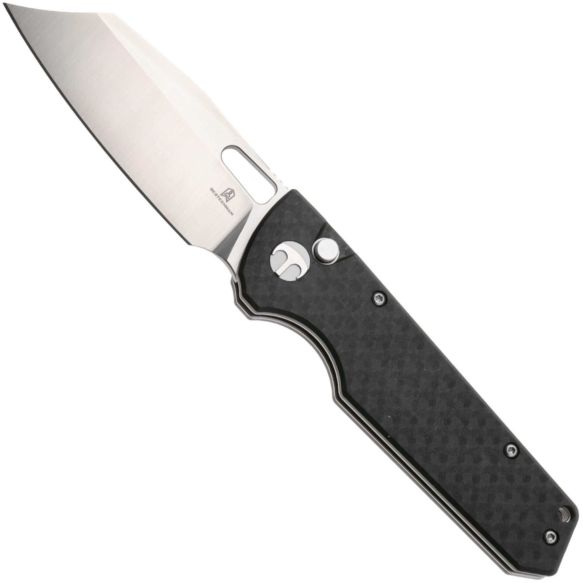 Bestechman Guardian BMK11B Satin D2, Black G10, zakmes