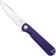 Afbeelding voor Bestechman Flick BMK13B Satin D2, Purple G10, zakmes, Ostap Hel design