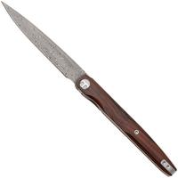 Afbeelding voor Bestechman Lanza BMK14-D-3 Damascus, Rosewood, zakmes, Grzegorz Grabarski design