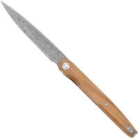 Afbeelding voor Bestechman Lanza BMK14-D-4 Damascus, Olive, zakmes, Grzegorz Grabarski design