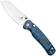 Afbeelding voor Bestechman Cicada's Wing-TL BMK24-R-2 Satin 10Cr15CoMoV, Blue Resin, zakmes