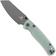 Afbeelding voor Bestechman Cicada's Wing-TL BMK24A Black Coated 10Cr15CoMoV, Jade G10, zakmes
