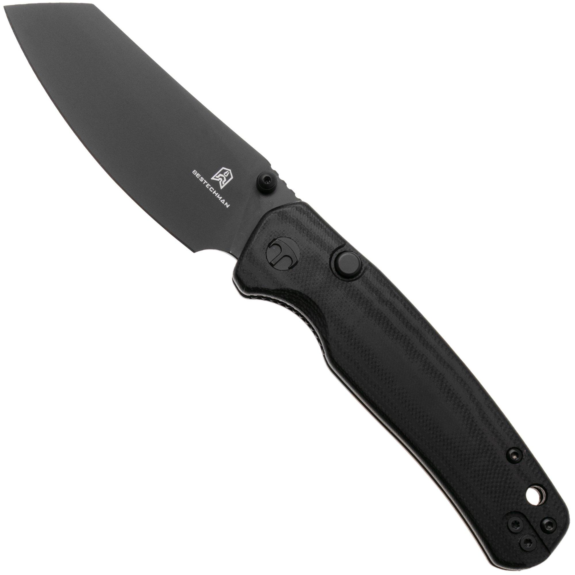 Bestechman Cicada's Wing-TL BMK24E Black PVD 10Cr15CoMoV, Black G10, zakmes