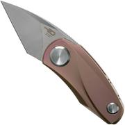 Bestech Tulip Ball Lock Pink BT1912D pocket knife, Ostap Hel design