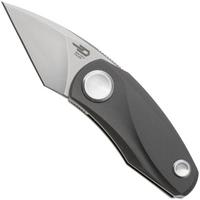 Afbeelding voor Bestech Tulip BT1912E Stonewashed M390, Grey Titanium, zakmes, Ostal Hel design