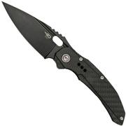 Bestech Exploit BT2005G Blackwashed, Titanium & Carbonfiber, zakmes